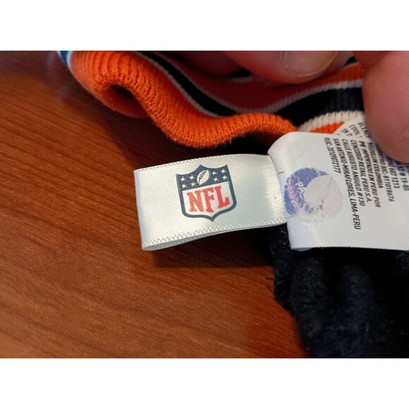 Tailgate Chicago Bears Hoodie Sweatshirt Womens Small Navy Blue Banded Waist - Picture 7 of 12